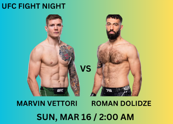 UFC Fight Night Vettori vs Dolidze