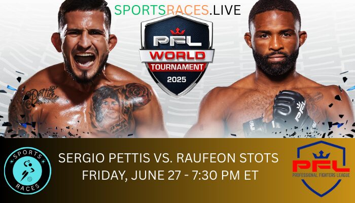 Bellator Champions Sergio Pettis facing  Raufeon Stots  for PFL 7 in Chicago