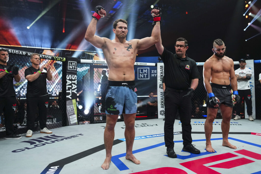 Sullivan Cauley (7-1) def. Alex Polizzi (11-5) via TKO (strikes) at 1:36 of round one